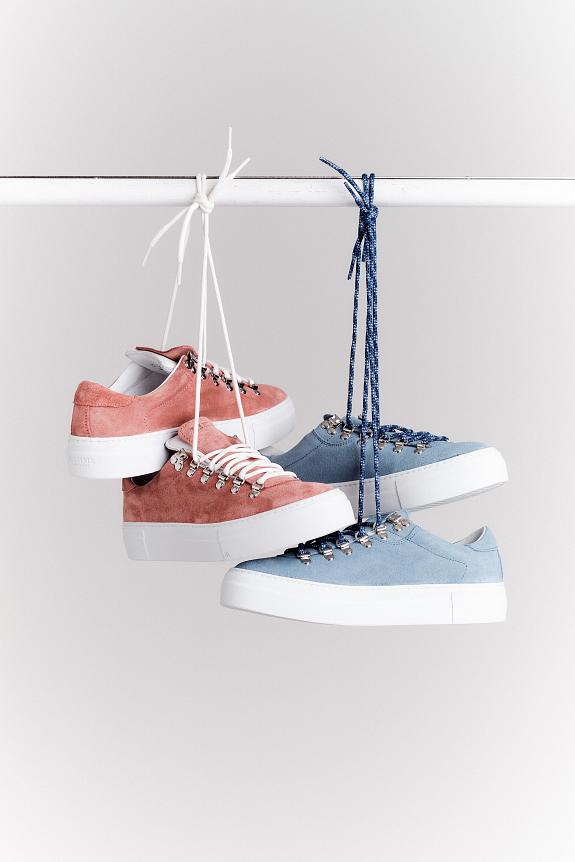 Diemme Marostica Low platform dusk blue lyseblå sko